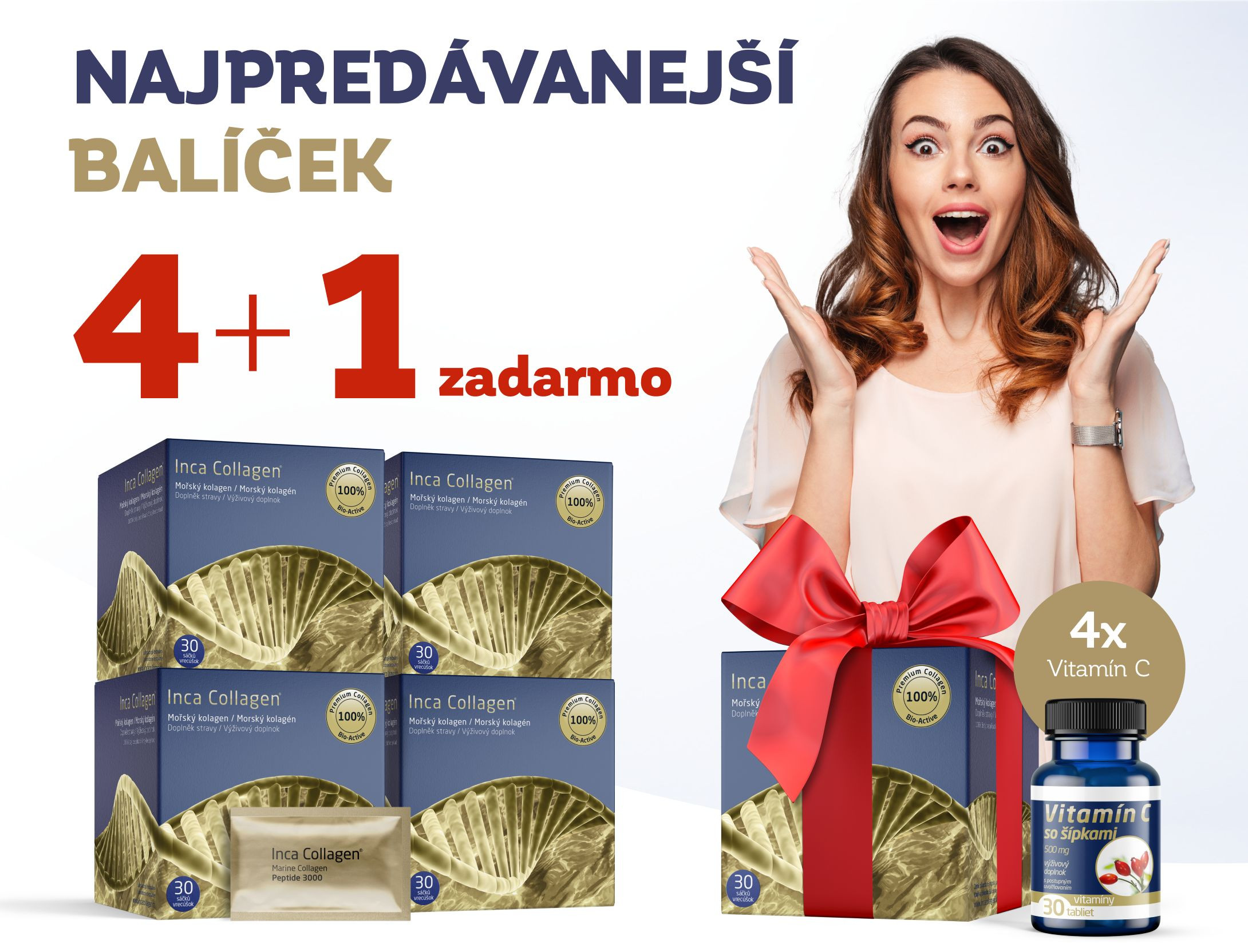 Inca Collagen 4+1 zdarma